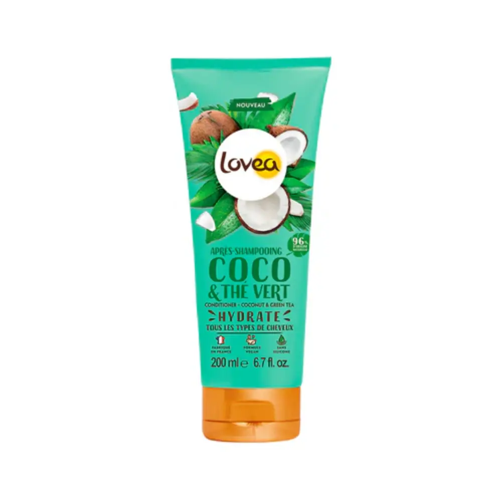 Acondicionador de coco y té verde 200 ml