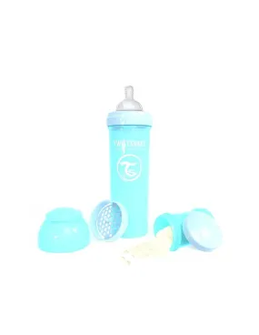 BIBERÓN ANTICÓLICO 330ML AZUL PASTEL TWISTSHAKE