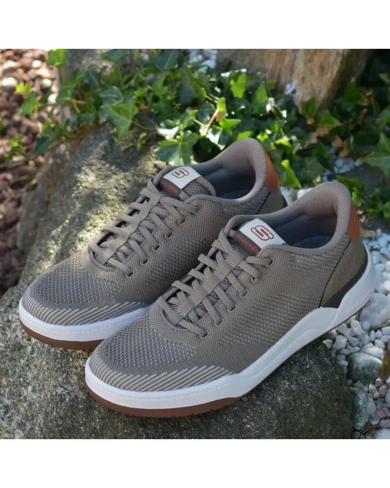 Deportivo TAUPE cordones elásticos Skechers 210793 Relaxed Fit: Corliss - Dorset