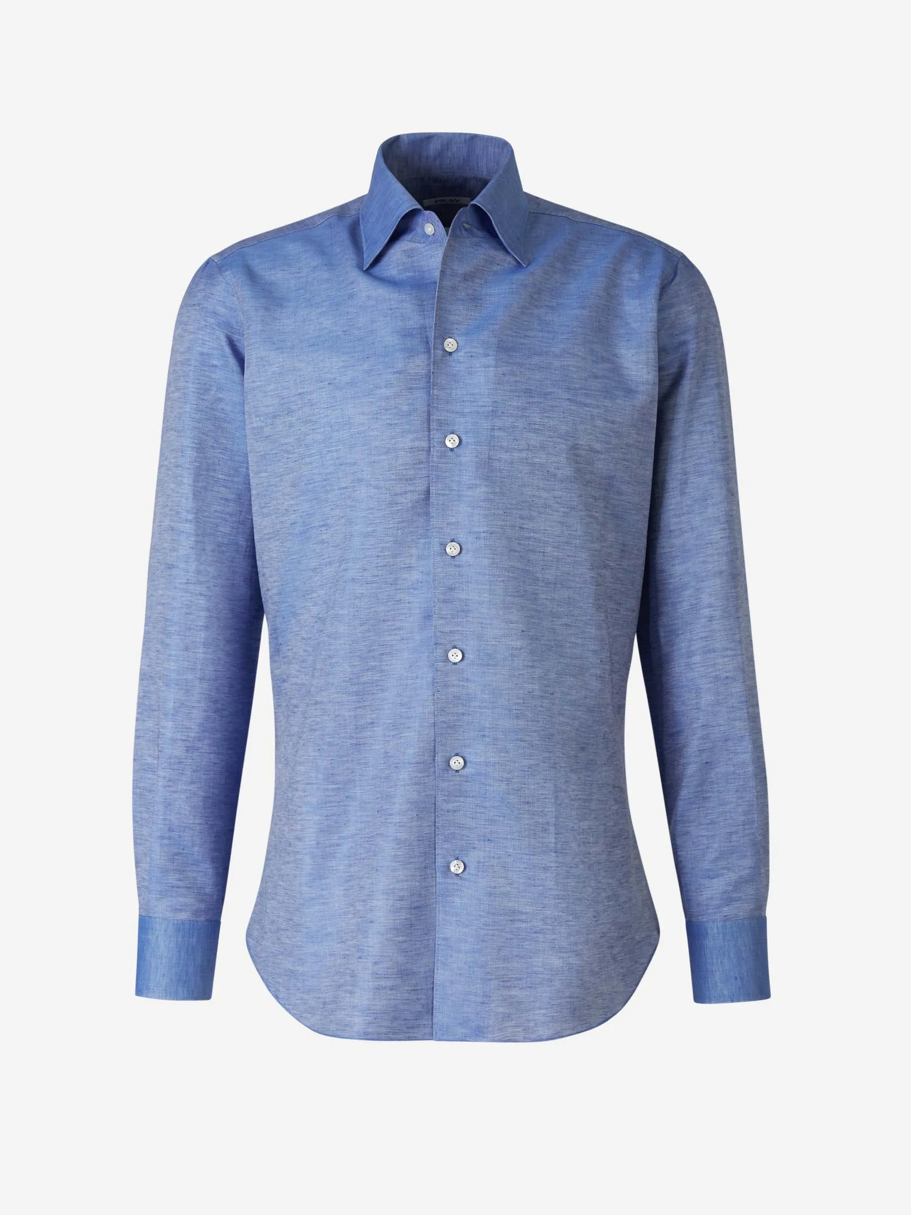 Fray Camisa Fil a Fil Lino