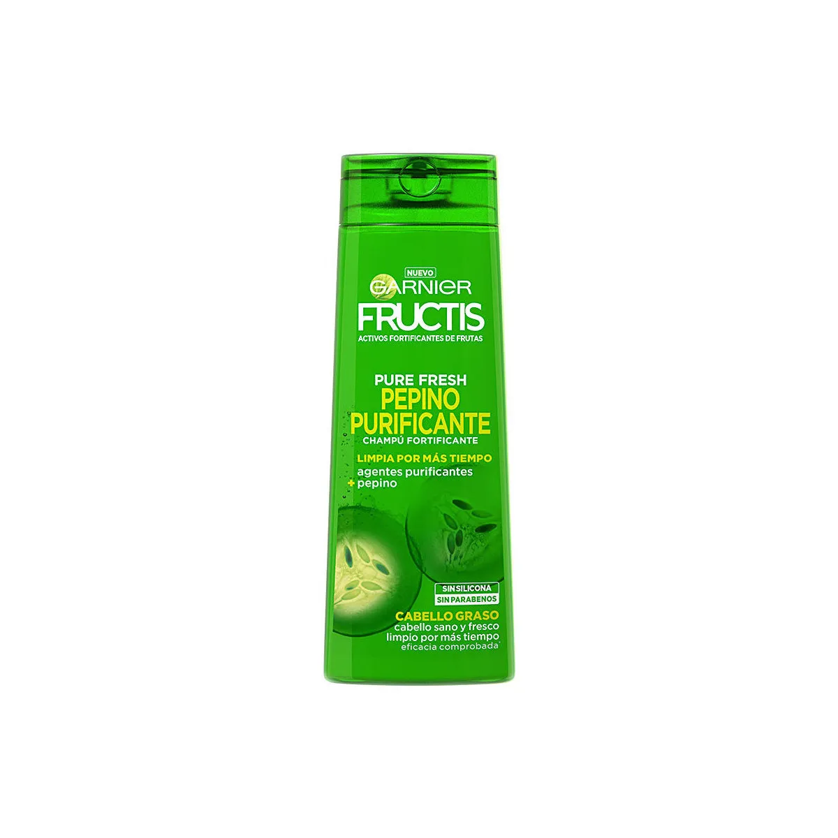 Fructis Pure Fresh Pepino Purificante Champú