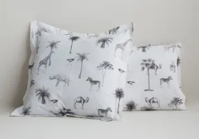 Funda Almohada Blanca Animales Cama 150/160 50X75 (2 UNIDADES)