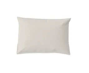 Funda Almohada Lisa Satén Beige Cama 90