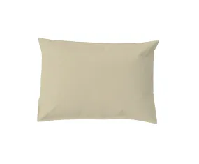 Funda Almohada Lisa Satén Ocre Cama 150