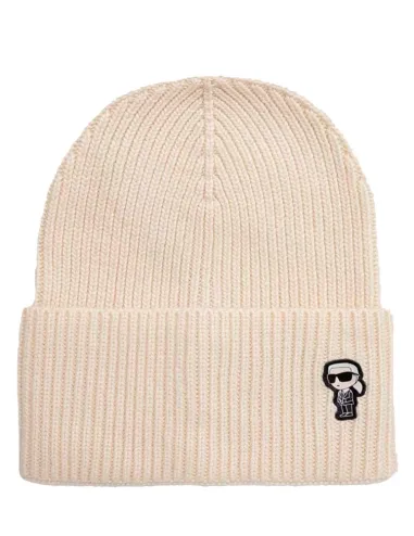 Gorro beige de lana K/Ikonik