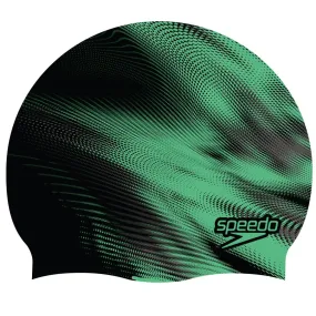 Gorro Natación Speedo Printed Silicone Fake Green Verde