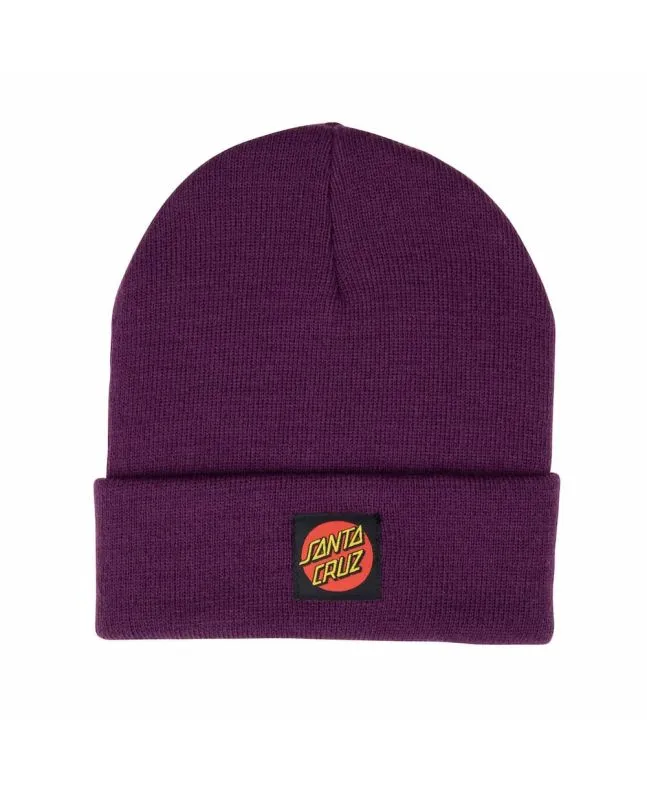 Gorro Santa Cruz Classic Label Beetroot Unisex