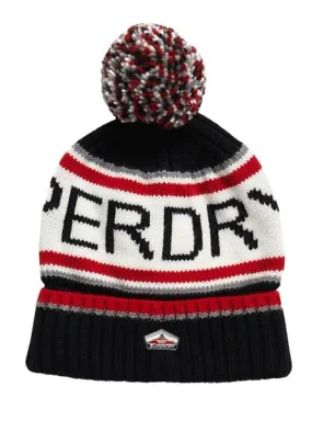 gorro superdry logo beanie marino hombre