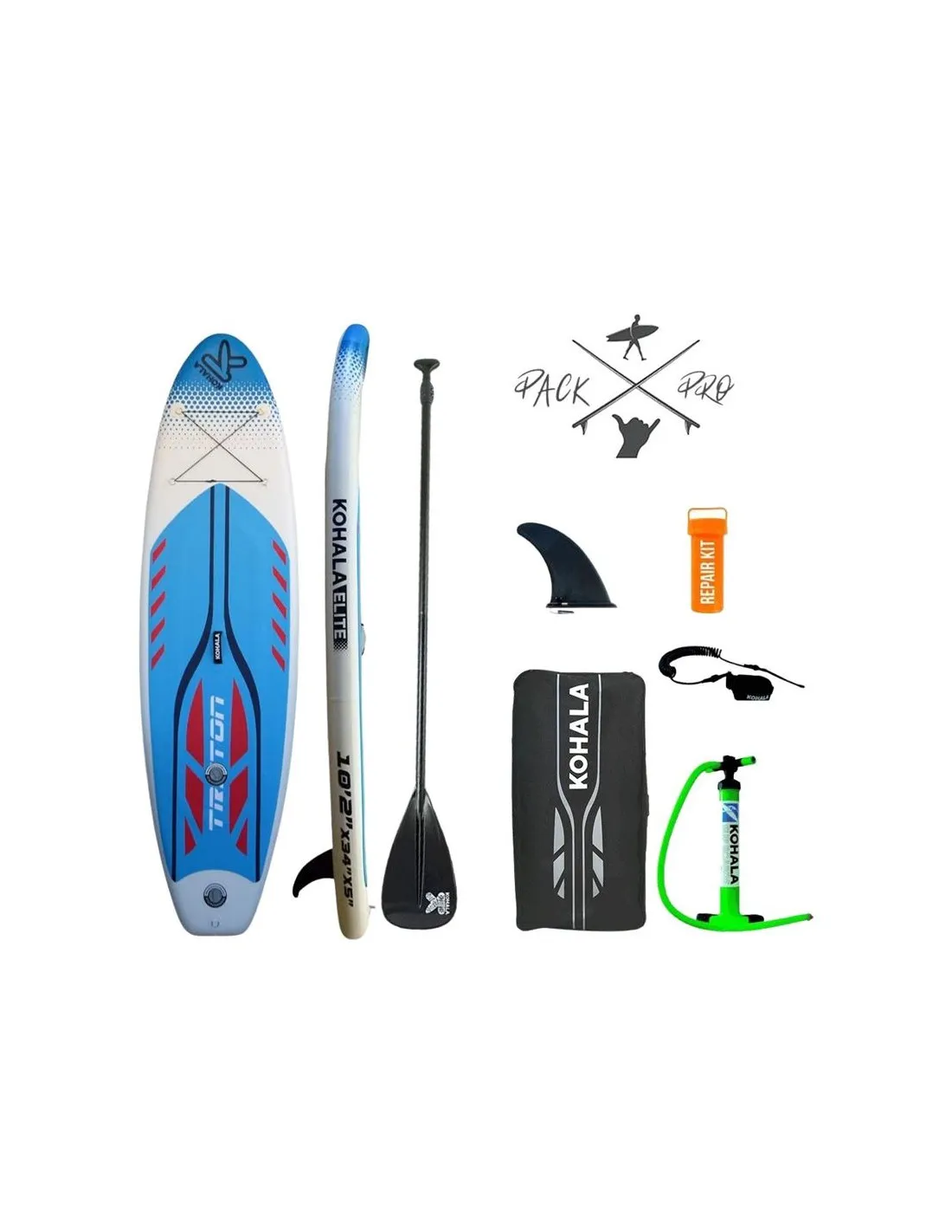 Tabla Paddle Surf Hinchable Kohala Triton 10´2" Doble Cámara