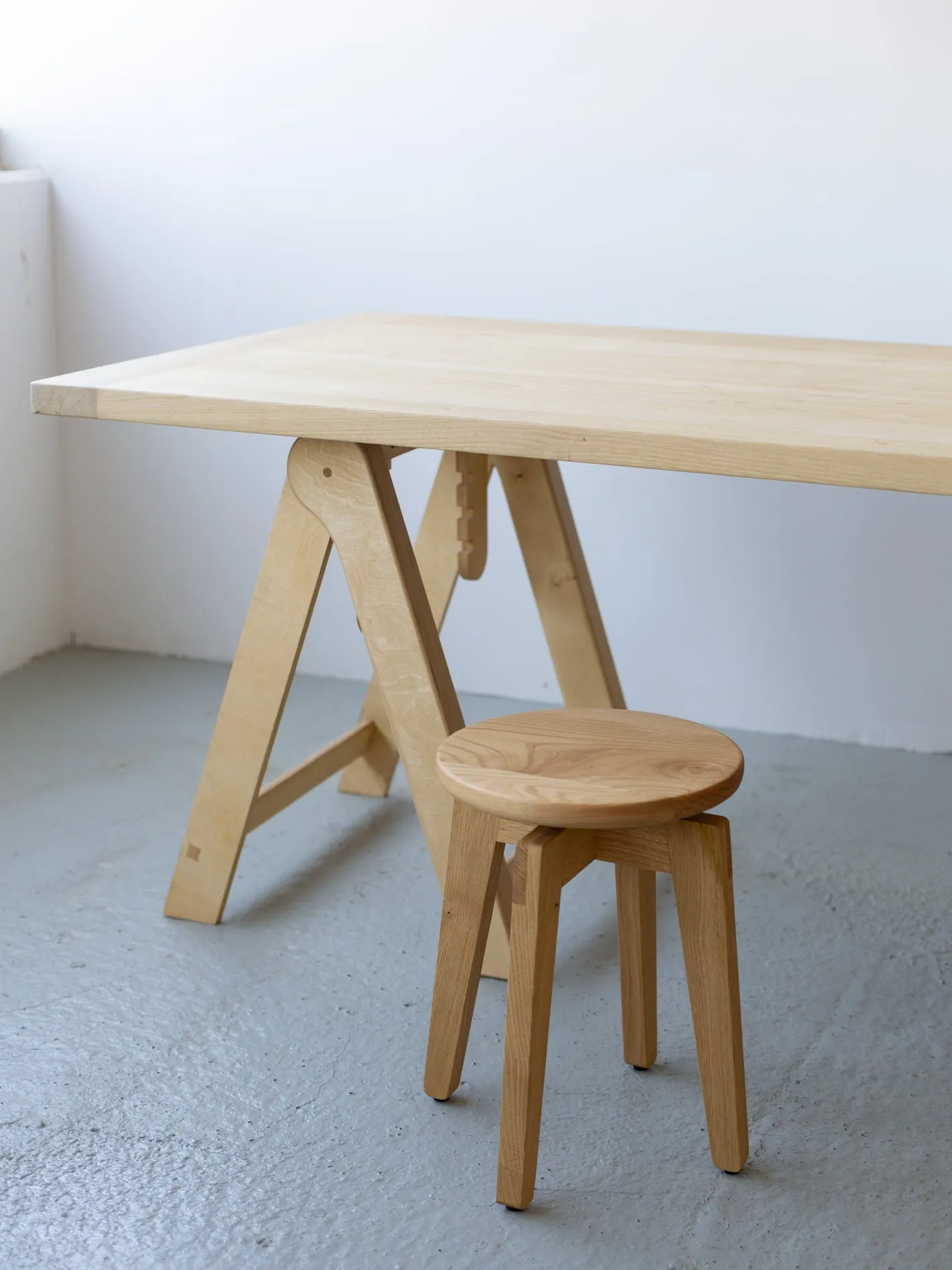 Taburete Raíz 43cm Castaño