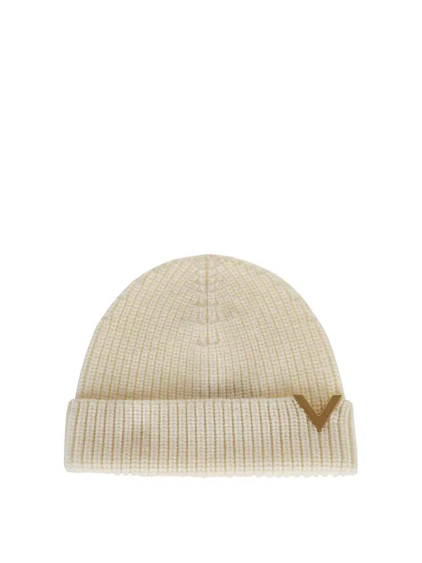 Valentino Garavani Gorro - Crema