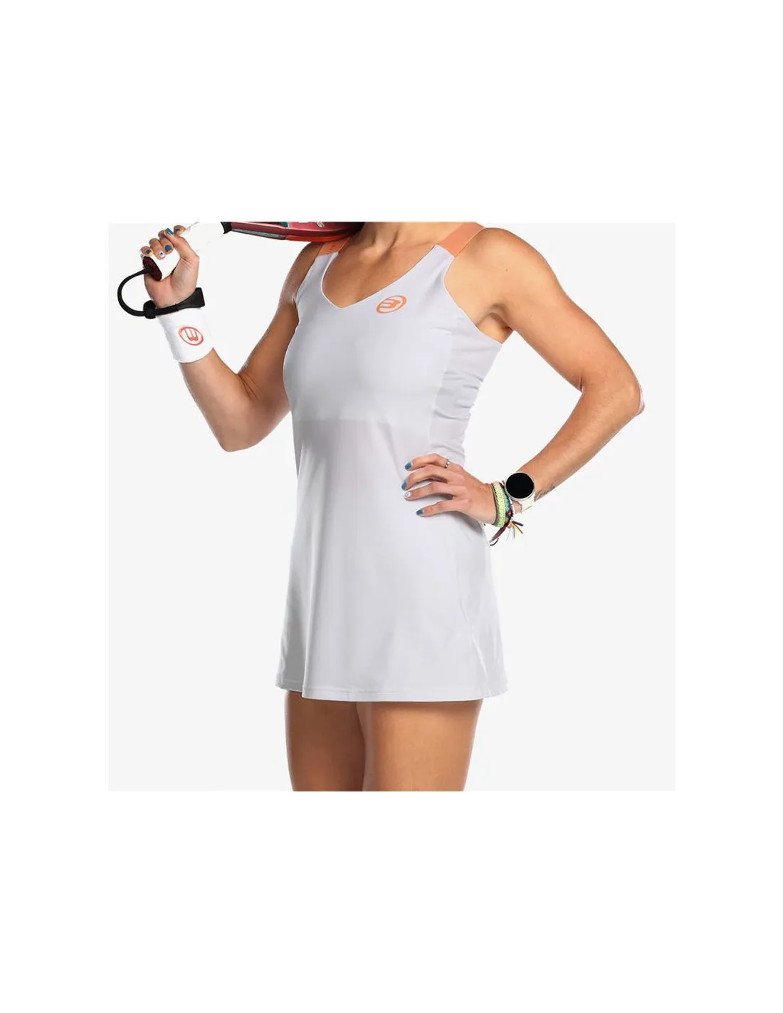 Vestido de pádel Bullpadel ADAMA Mujer White