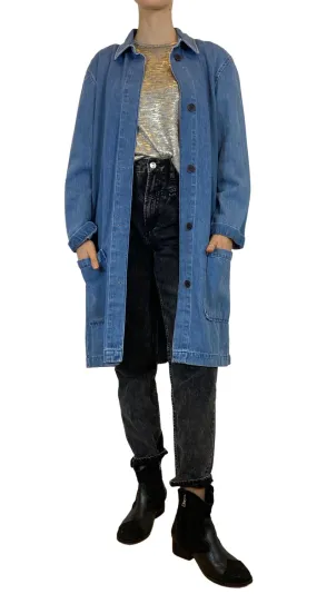 ZARA Chaqueta Maxi Denim